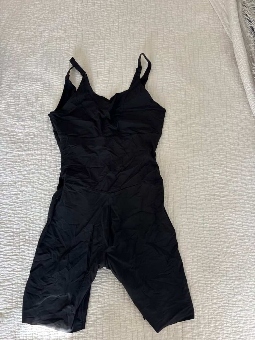 Maidenform Shaping Bodysuit - Body Shaper Mid-Thigh - Women's Large - Black